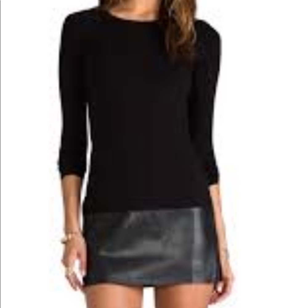 Bailey 44 Lorax Faux Leather Dress (like new!)